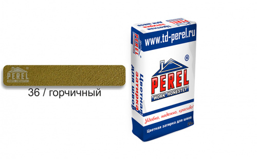 Perel RL Цветная затирка для камня 0436, 25 кг, Горчичная